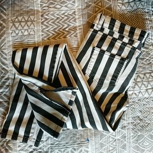 DGNY Funky Rocker Striped Skinny Jeans